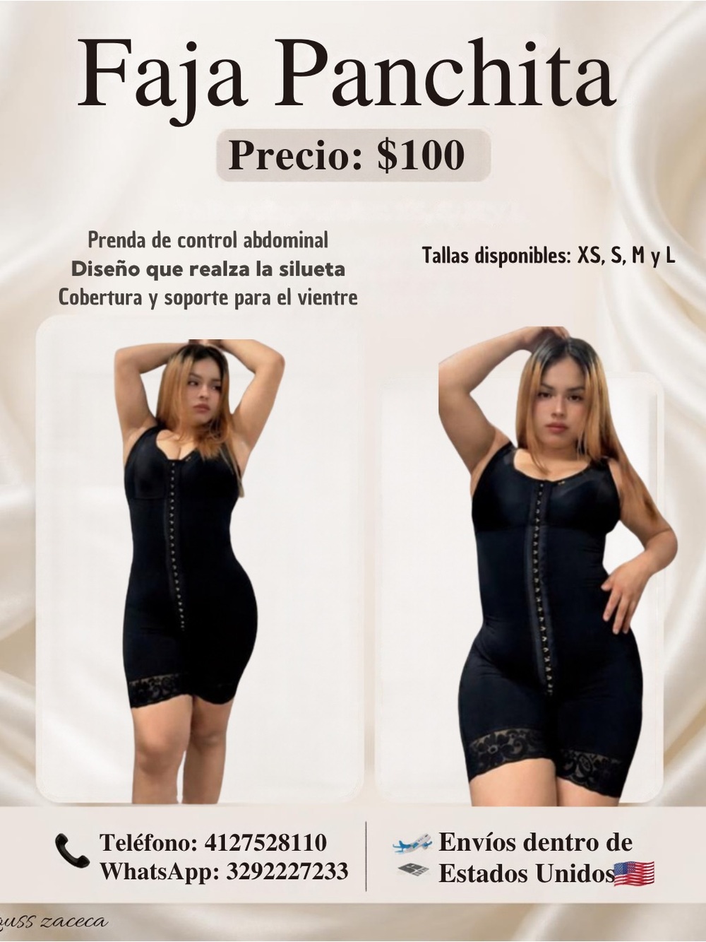Black Abdominal Control Shapewear Bodysuit